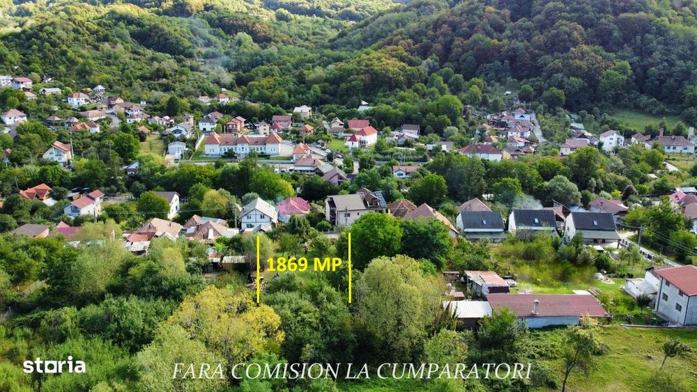 Teren 1869 Mp, Cadru Natural Superb, Toate Utilitatile