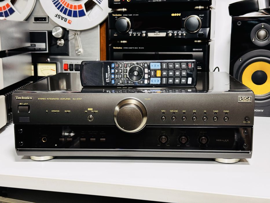 Amplificator TECHNICS SU-A707,VGCA,MOSclassAA,0.03%,JAPAN,sunet fidel