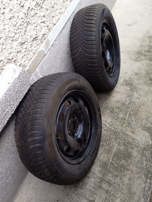 Зимни гуми с железни джанти