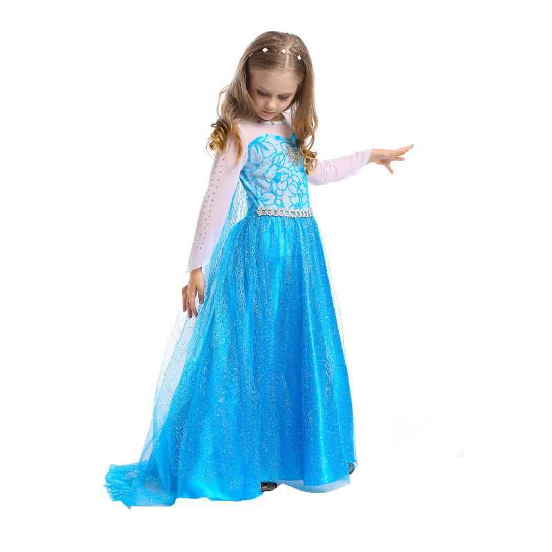 Costum fetita FROZEN - ELSA, regina zapezii