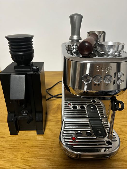 Espressor sage bambino plus + rasnita eureka mignon manuale