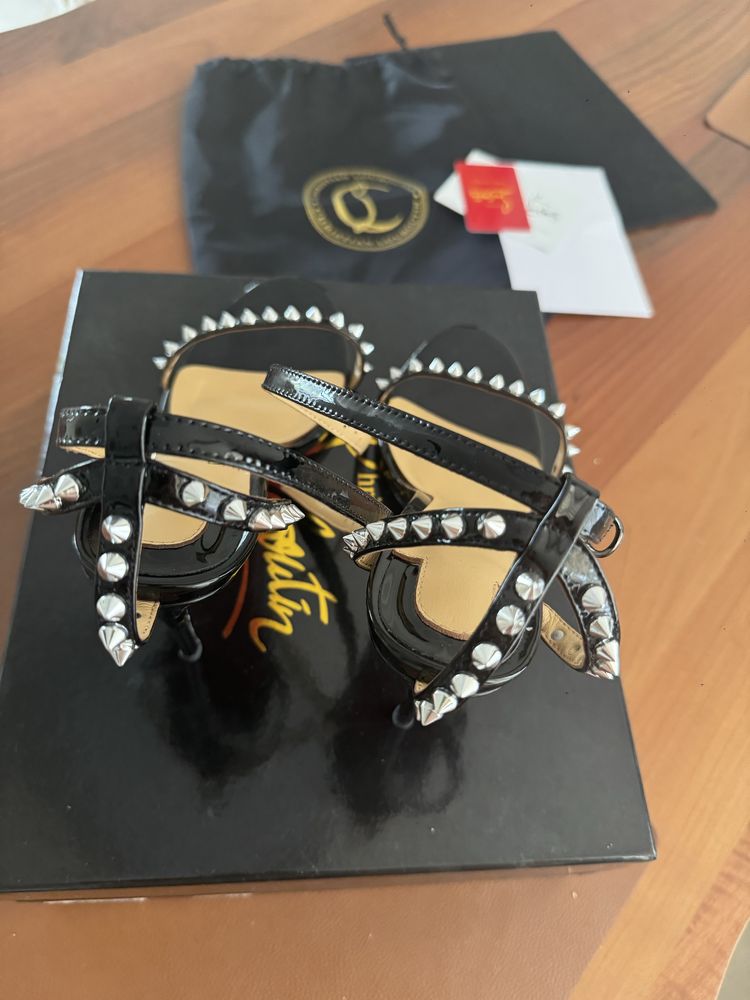 Christian Louboutin Spike 12 оригинални сандали 39
