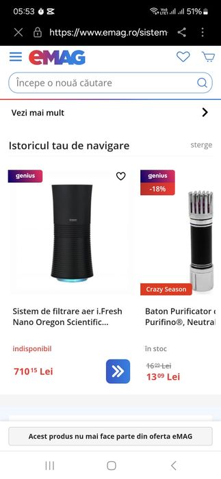 Sistem filtrare aer nou