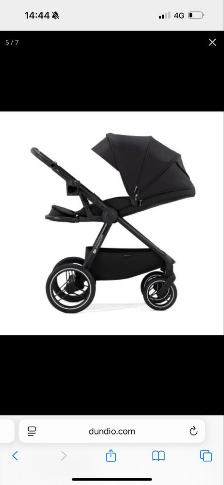Бебешка количка Kinderkraft NEA 2в1 NEA, Midnight Black