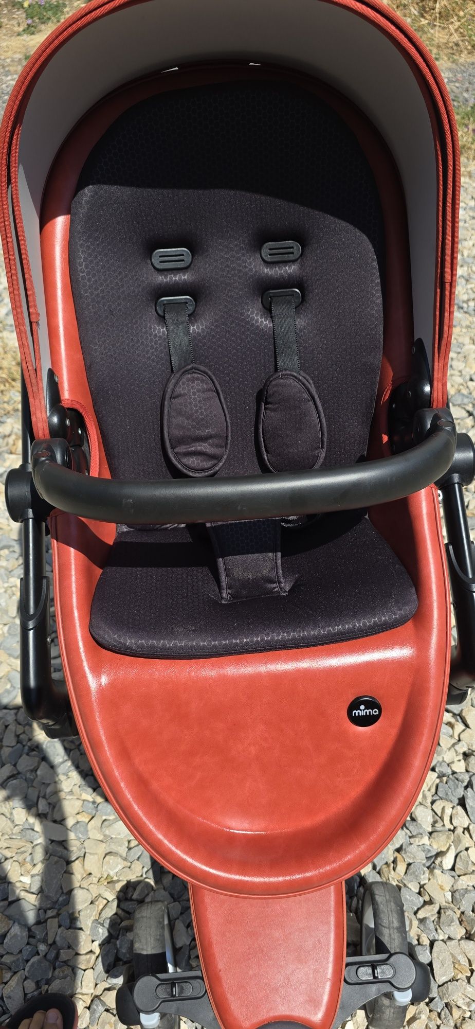 Бебешка количка 2в1 Mima Xari sicilian red