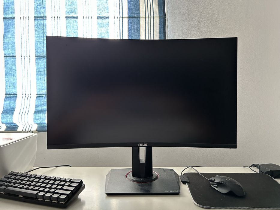 Monitor Gaming curbat LED VA ASUS TUF VG27WQ 27” WQHD 165Hz FreeSync
