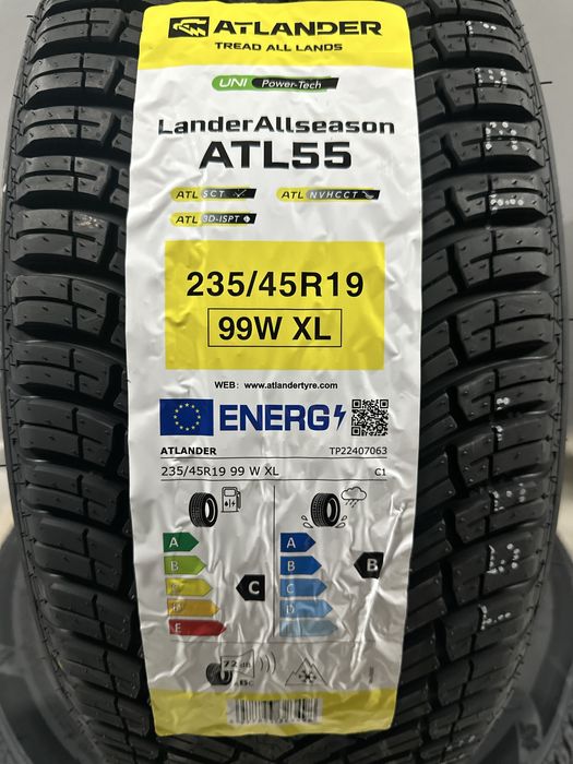 Нови всесезонни гуми ATLANDER 235/45R19 99W XL НОВ DOT БОРД 2354519