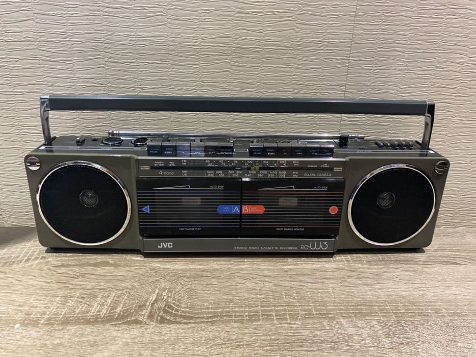 JVC RC-W3L VINTAGE Boombox Ghetto Blaster радио касетофон