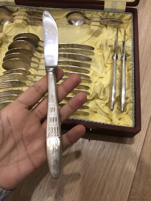 Set tacamuti argintate