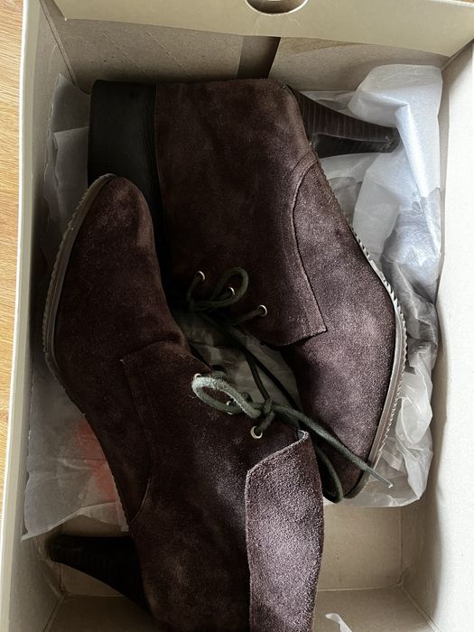 Botine piele intoarsa Hush Puppies, masura 41