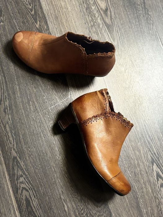 Дамски обувки от естествена кожа