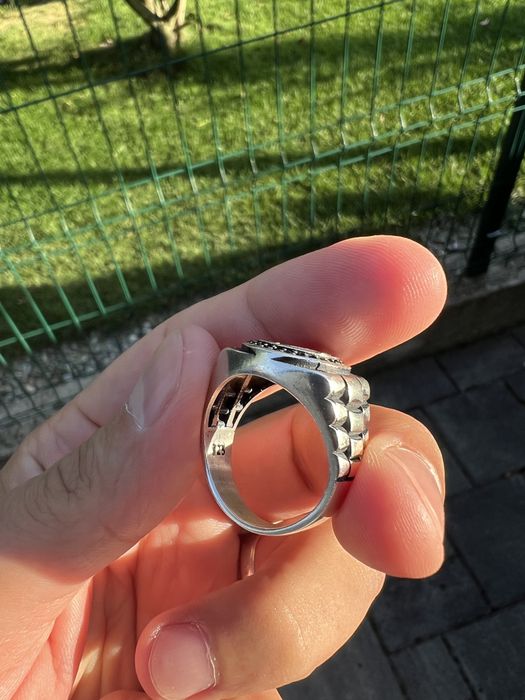 Inel argint barbati, ghiul argint 925