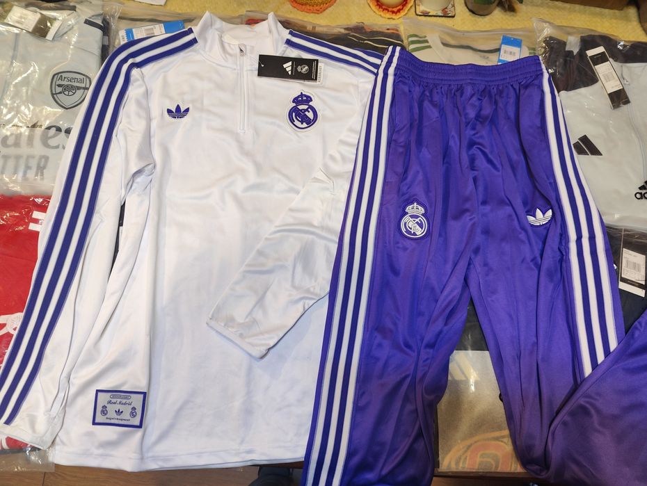 Тренировъчен футболен екип Real Madrid Adidas originals terrace icons