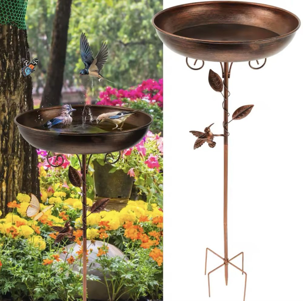 Хранилка и поилка за птици Bird bath feeder