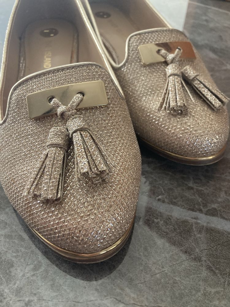 Обувки River Island Gold