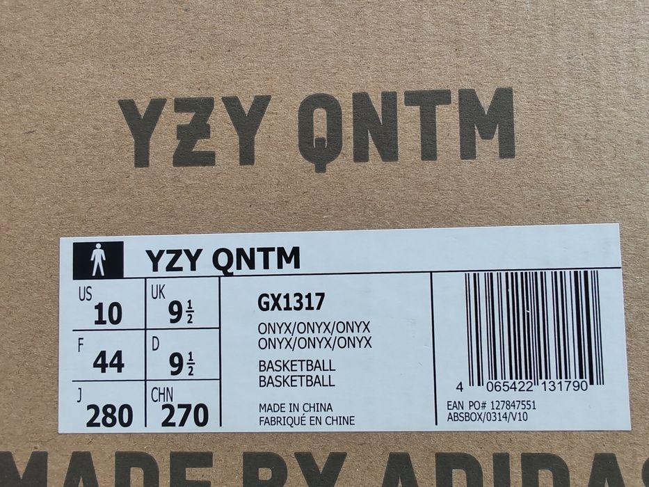 Adidas yzy qntm 44/28 cm
