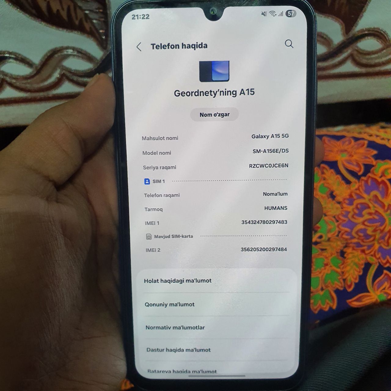 A15 5G+ samsung galaxy
