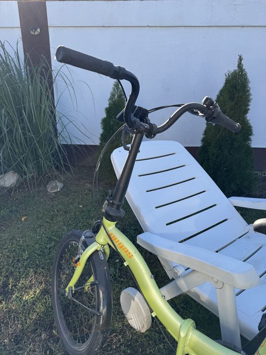 Bicicleta PEGAS verde metaliza, pliabila