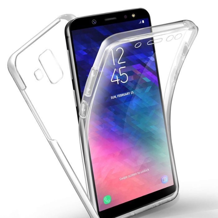 Husa silicon 360° fata + spate Samsung Galaxy J6+, J6 Plus