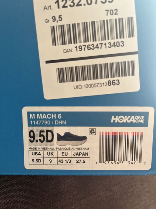 Hoka one one Mach 6