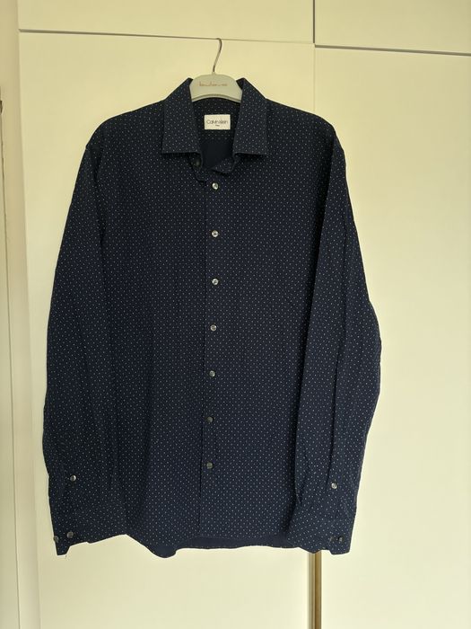 Camasa Calvin Klein, Navy Blue, Marimea L