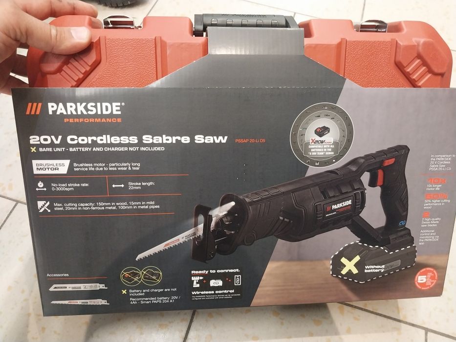 Parkside Performance саблен трион