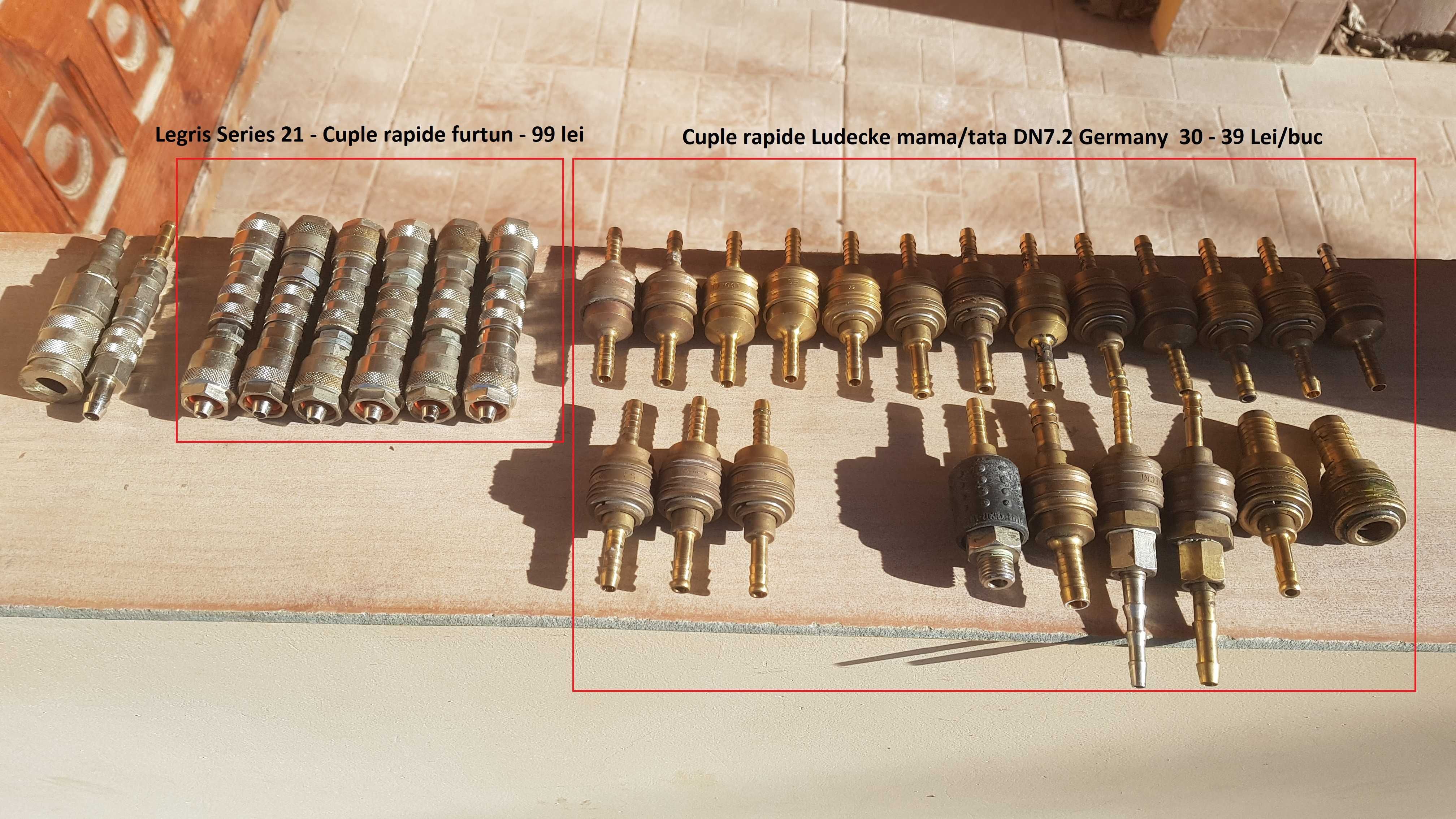 Cuple rapide Aer comprimat Ludecke Germany / Legris Racord Furtun