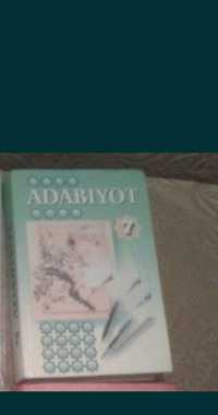 учебник литература adabiyot 7 кл в хорошем состоянии на латинице