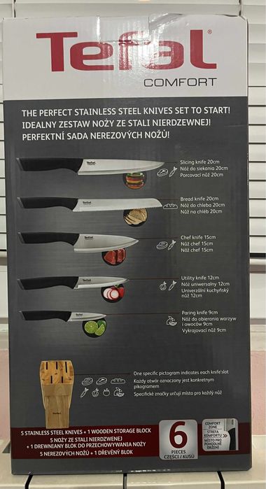 Ножове Tefal - чисто нови