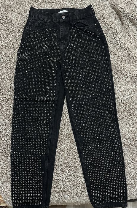 Блестящи дамски дънки /jeans