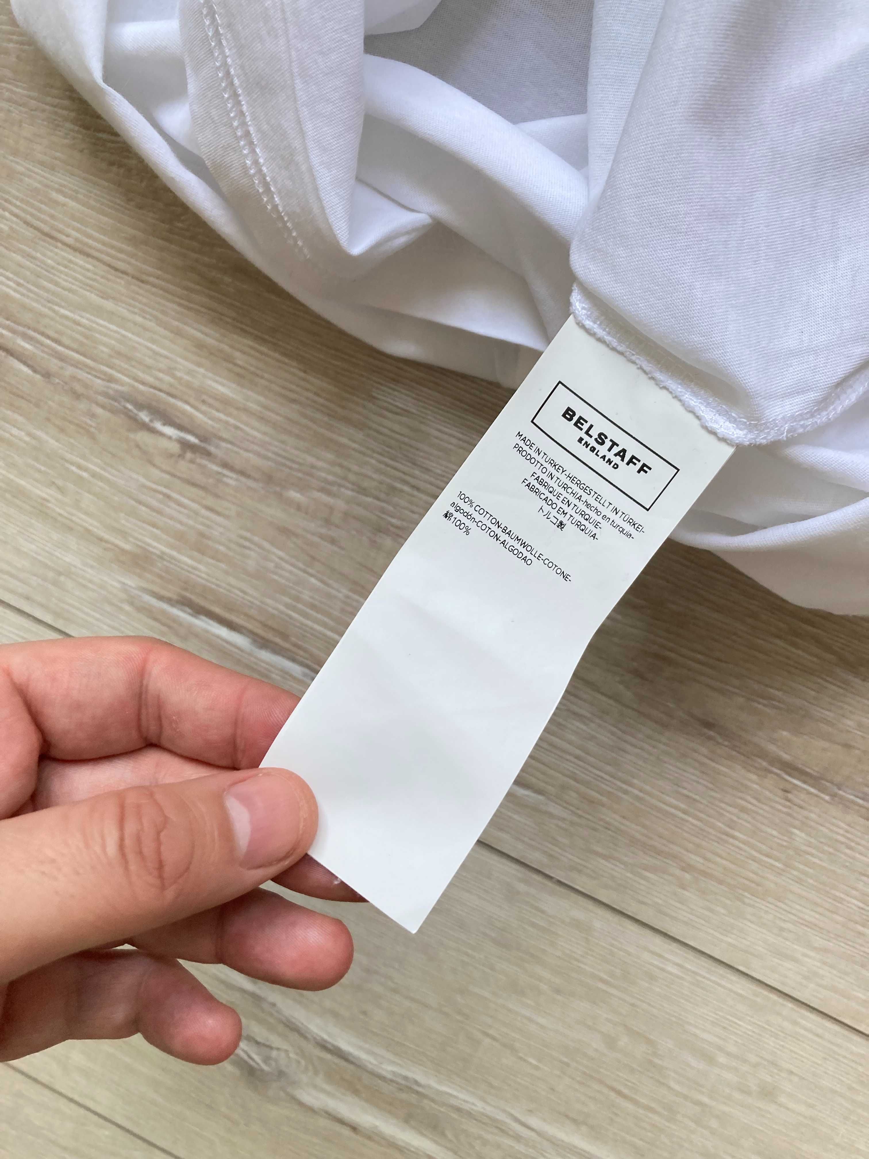 Belstaff мъжка бяла тениска размер M