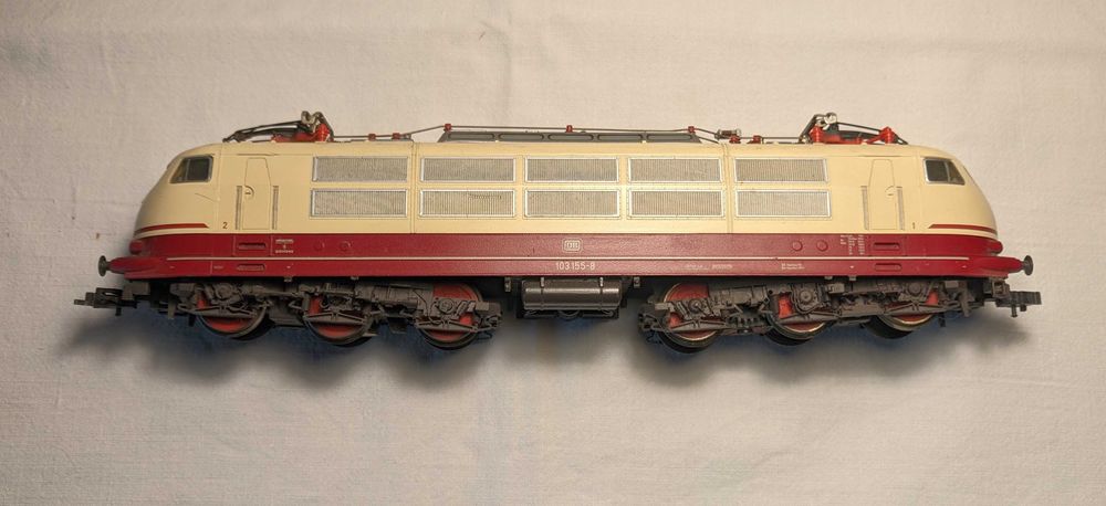 Locomotiva Fleischmann DB 103 HO digitalizata