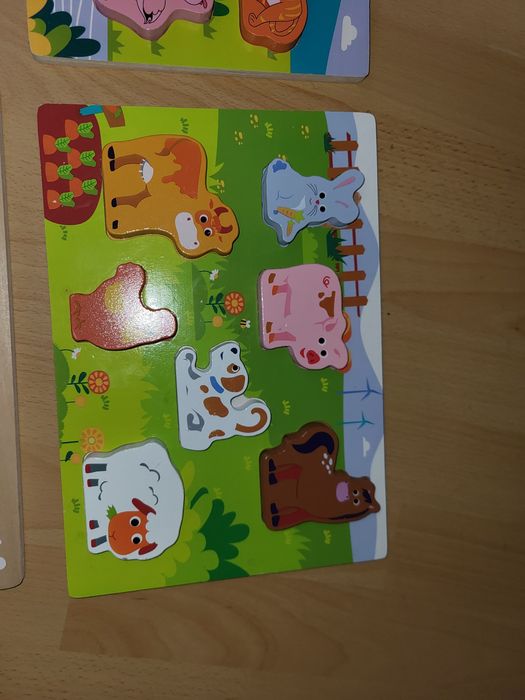 Дървени пъзели за игра