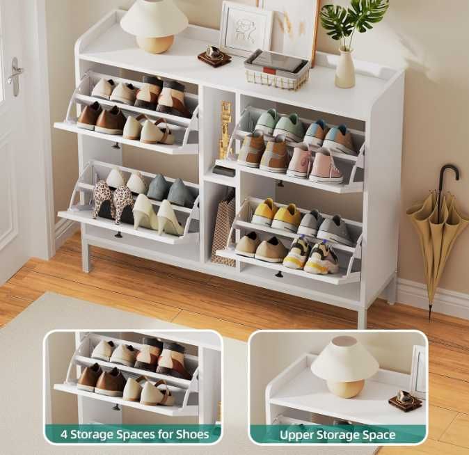 YITAHOME шкаф за обувки с 4 капака
