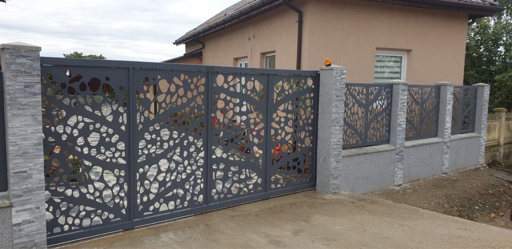 Porti Automate Personalizate Gard Balustradă Vopsire Electrostatică