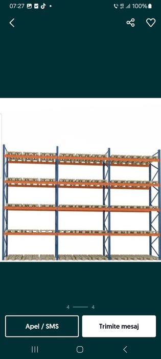 Rafturi metalice industriale