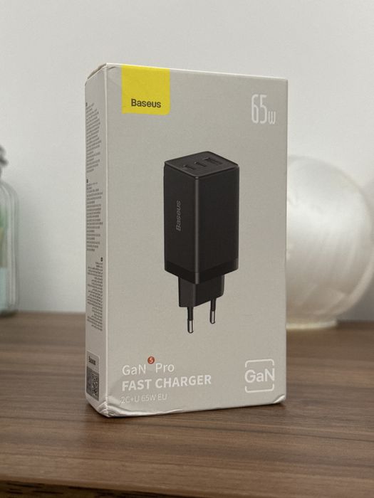 Baseus GaN5 Pro 3 Ports Fast Charger 65W incarcator iPhone Samsung