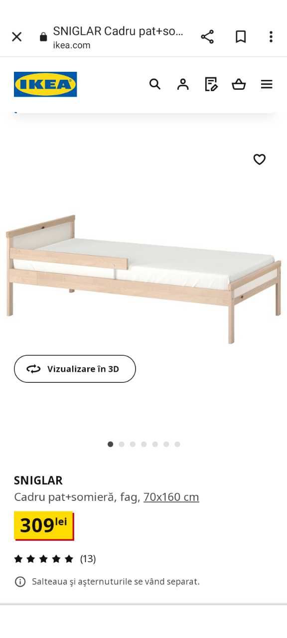 Vând paturi Ikea copii