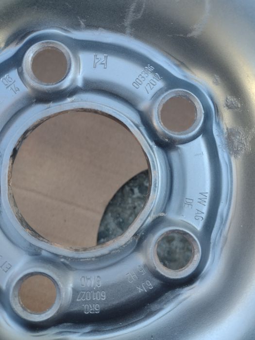 Оригинални 15-5х100 ЕТ38 6j Шкода Фабия