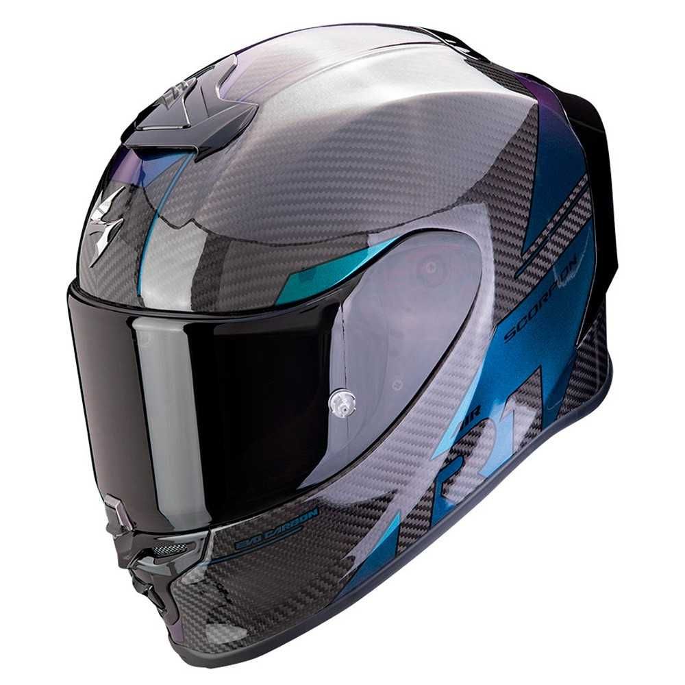 ТОП ЦЕНА Мото Каска SCORPION EXO-R1 Evo Carbon Rally ,L 59-60 см.