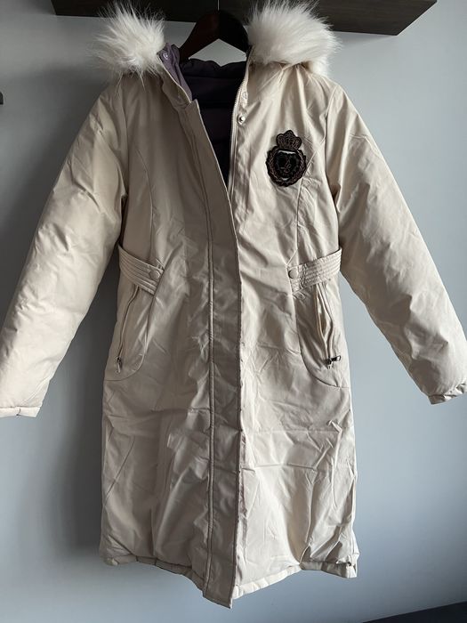 Пухено зимно яке двулицево