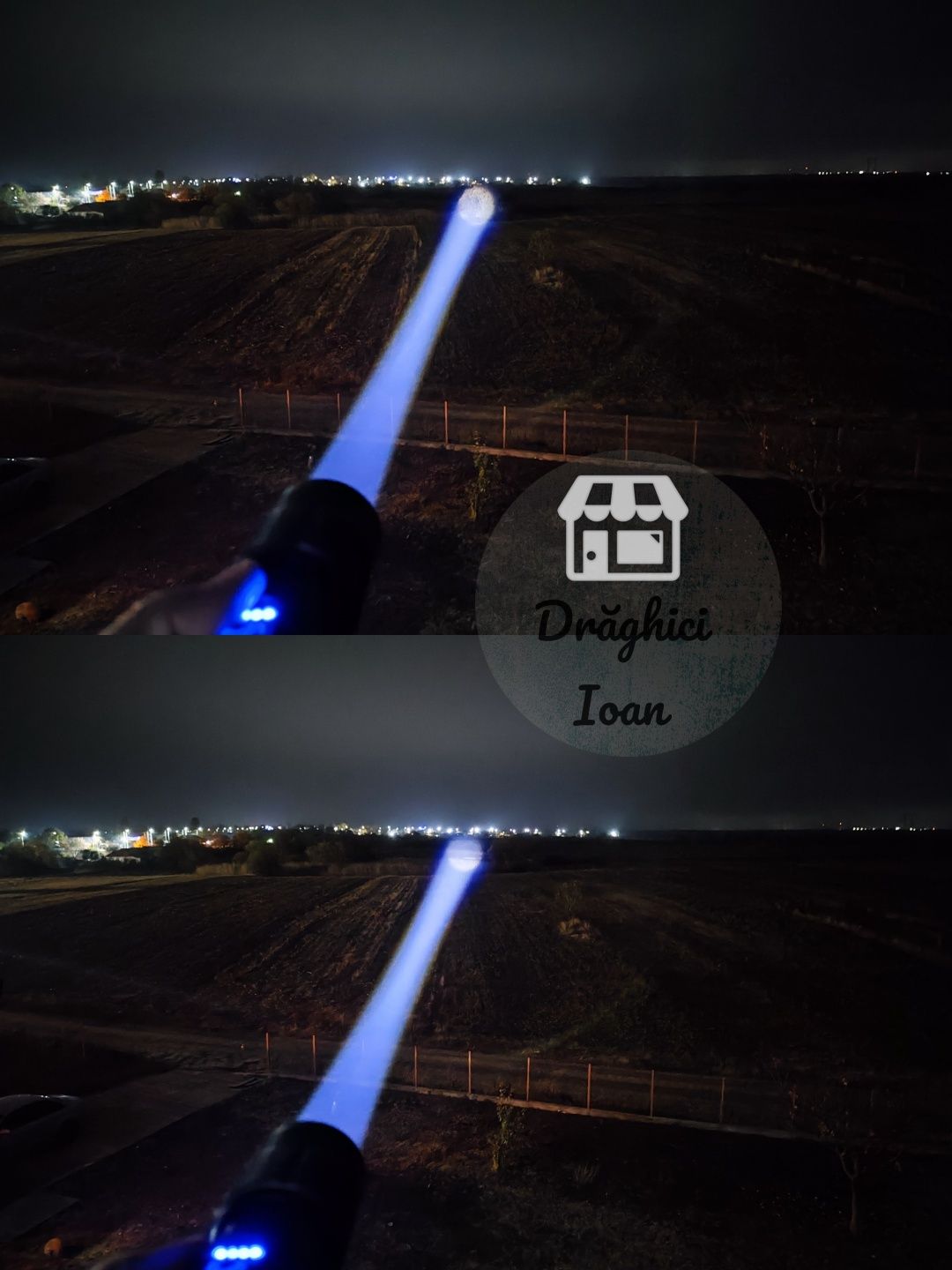Lanterna LASER v2 - led PM20 ULS tip LASER pt. distanta < 1,1km