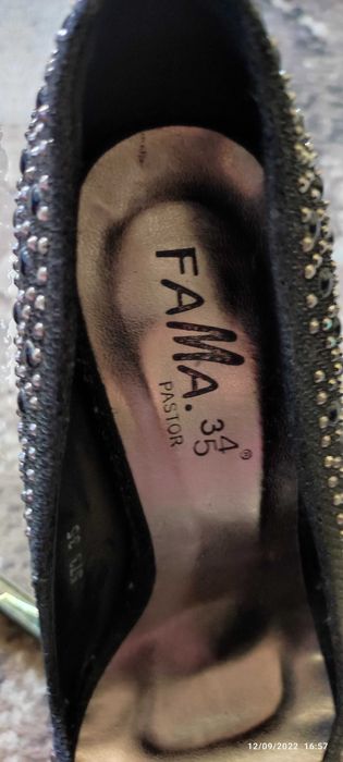 Дамски обувки с висок ток Fama pastor, 34/35 номер