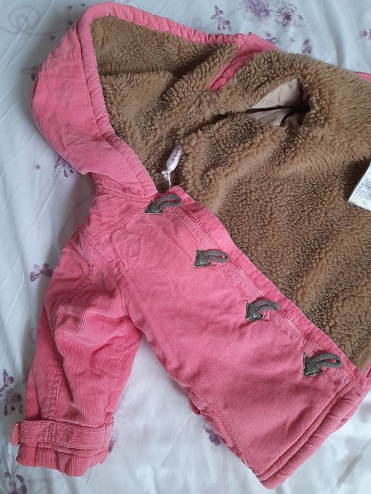 geaca iarna fata roz Fox 2 ani 18 24 luni noua eticheta