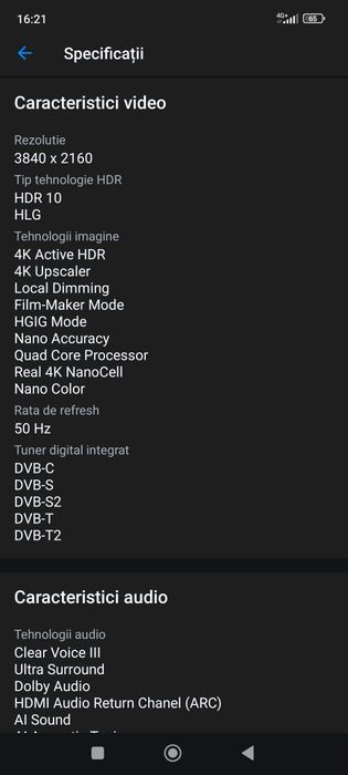 Televizor LG 55NANO793NE, 139 cm, Smart, 4K Ultra HD, LED