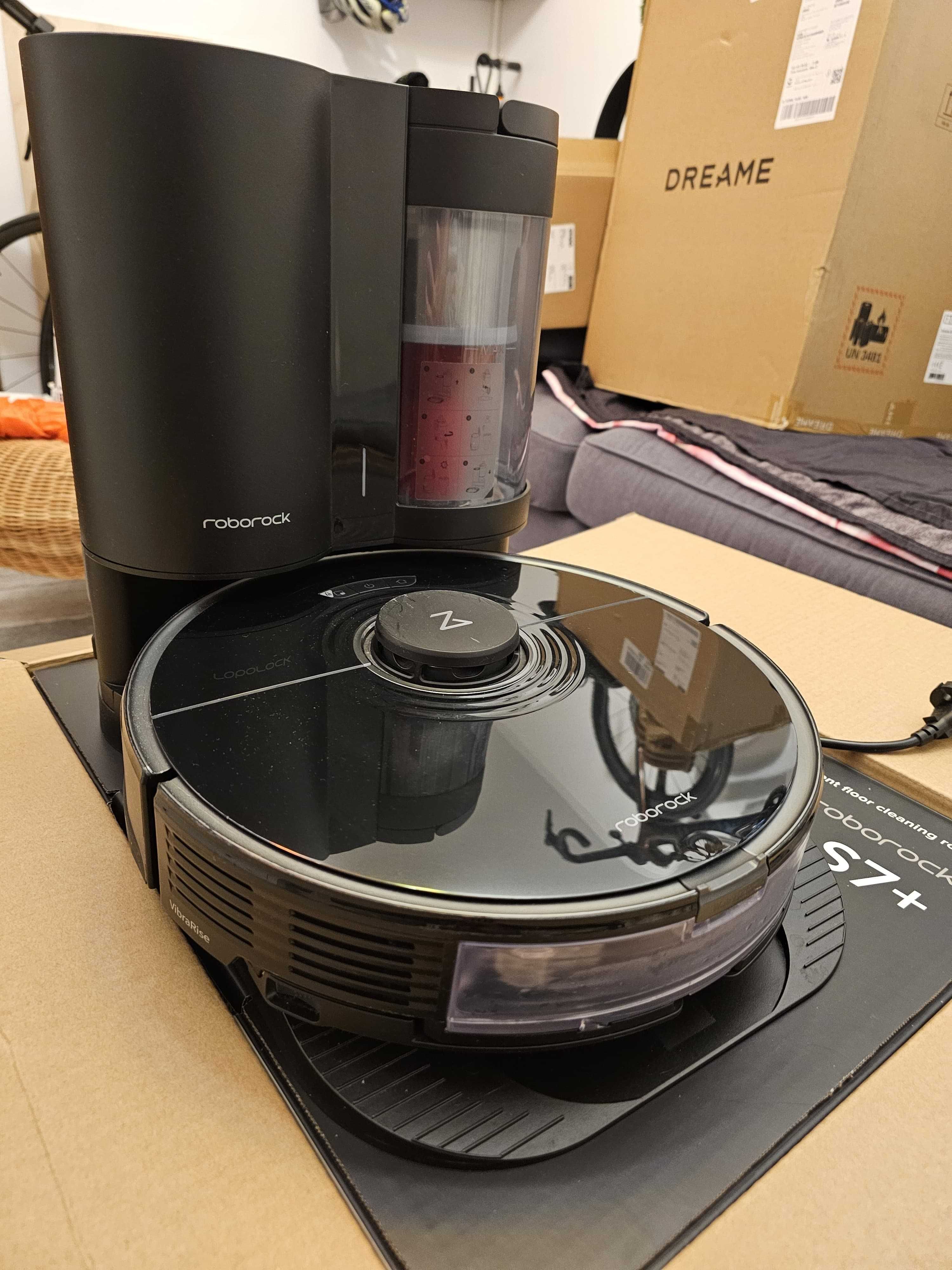 Robot aspirare Roborock S7+ Black