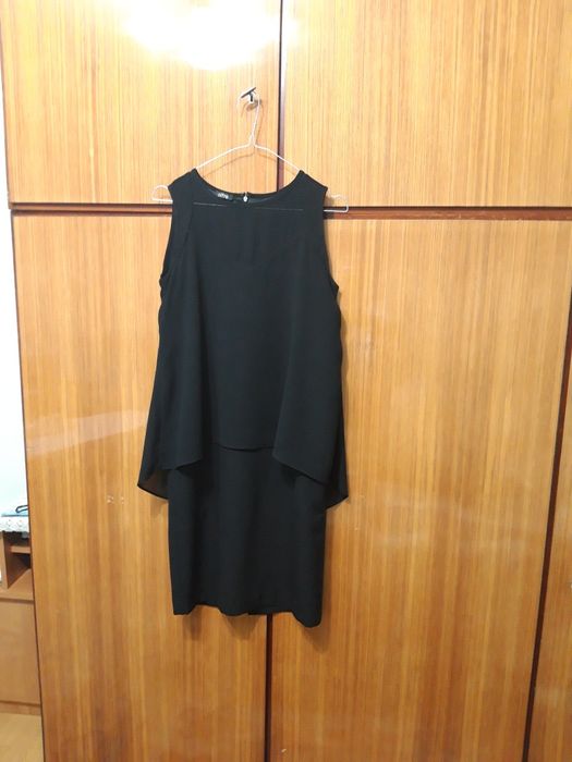 Rochie din matase neagra