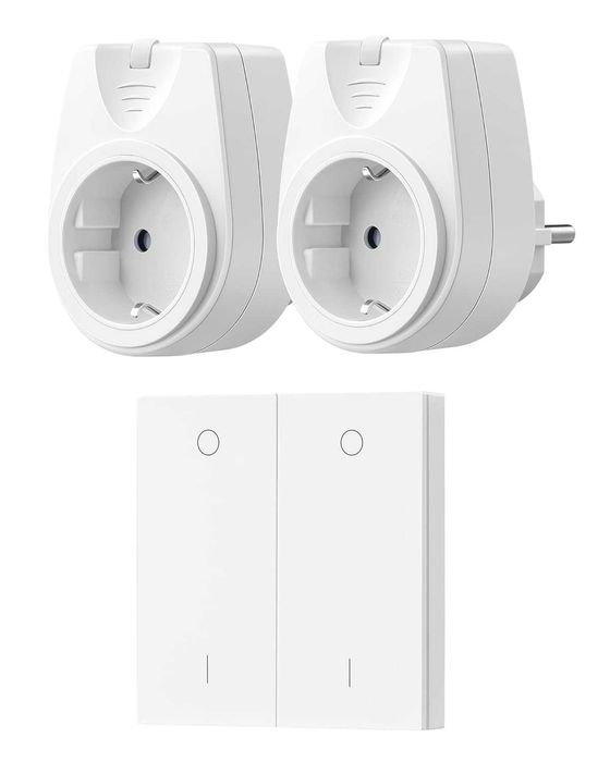 2 бр Безжичен контакт с дистанционно 16A / 3500W, 30 м обхват