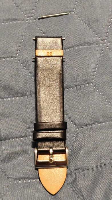 Нова 22мм каишка от Естествена Кожа - Супер Тънка и Удобна! + Подарък