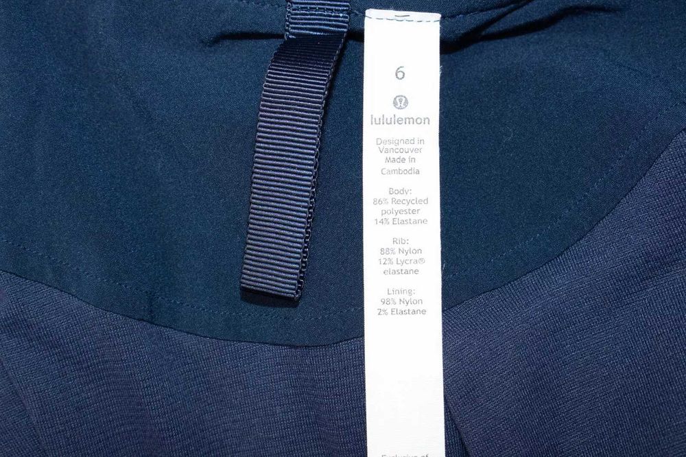Lululemon Sights Seen Jacket дамско синьо яке спортно за фитнес 6 S